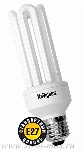 Лампа э/сб Navigator NLС-4U-25-840-E27, холодный (25Вт)
